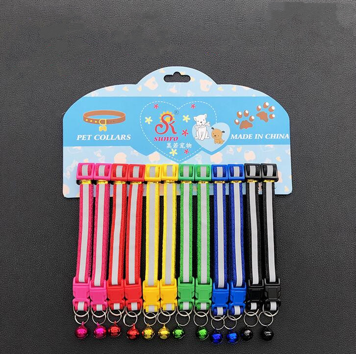 Customized Label Reflective Nylon Pet Dog Martingale Collar