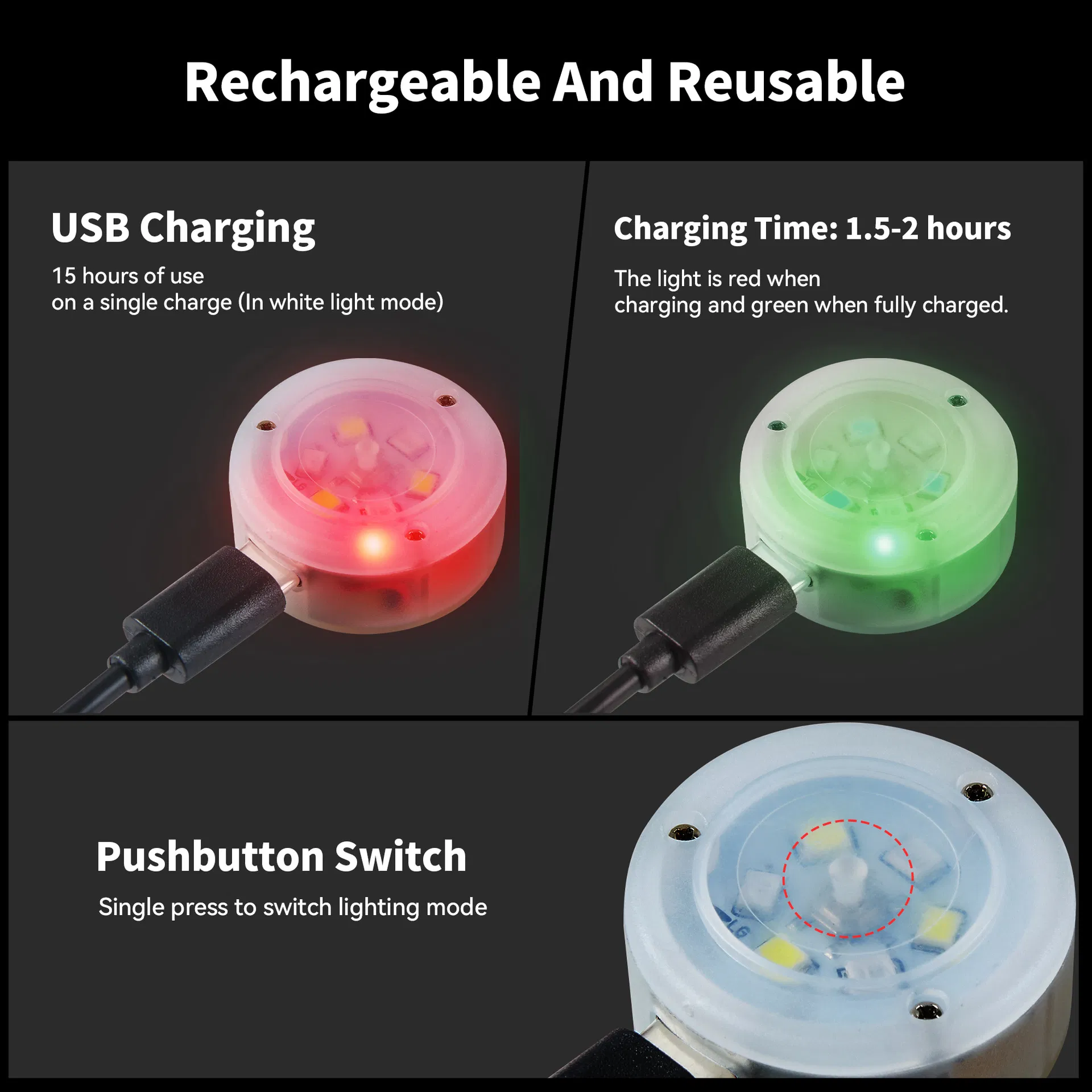 LED Display Collar Bicycle Pet Neckband Dog Collar with Light-up Message