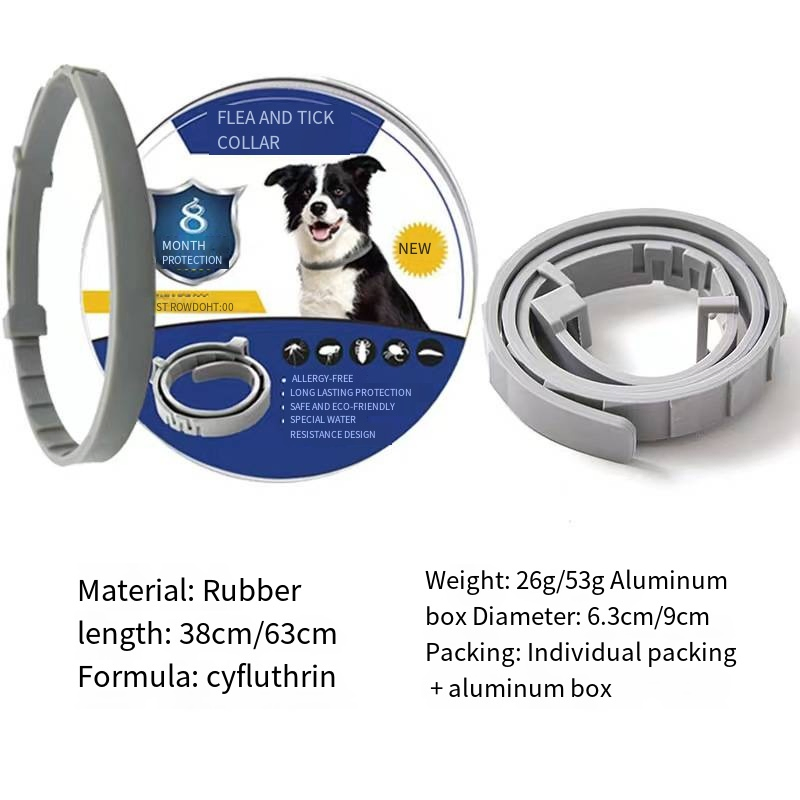 Custom Brand Logo Adjustable Anti-Flea Cat Calming Collar Dog Calm Collars Comfortable Pet Collar