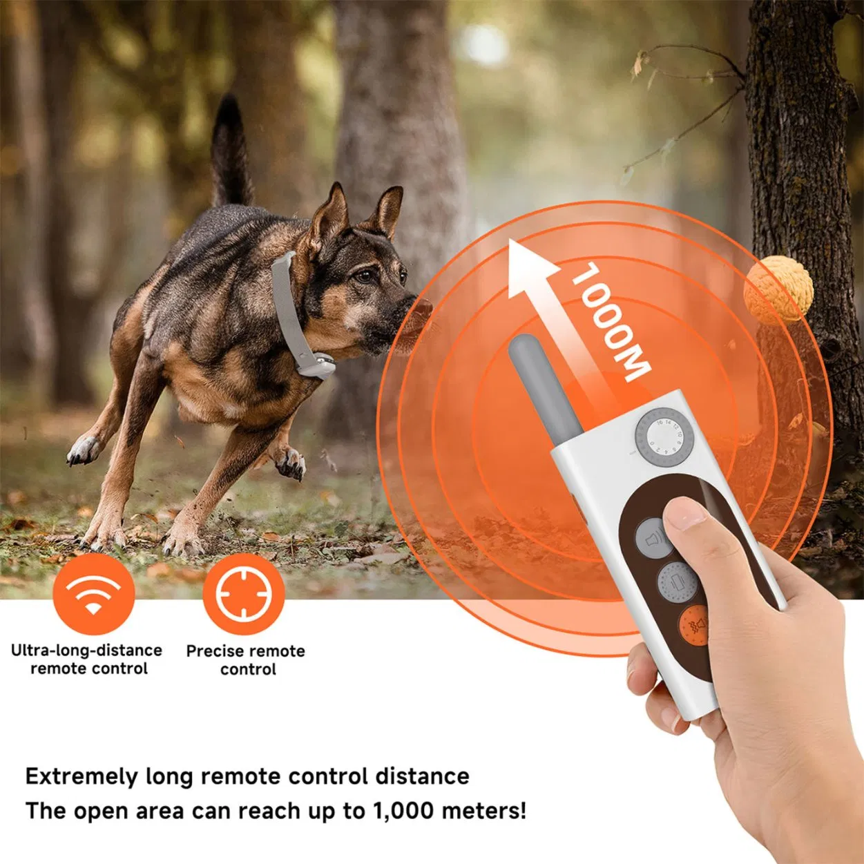 Remote Dog Trainer Long Range Pet Training Collar Smart Dog Training Collar