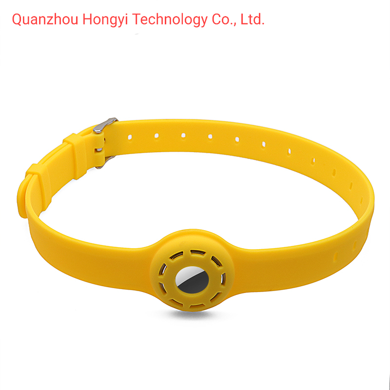 4.0 Anti Lost Wireless GPS Mini Light Weight Locator Tracking Silicone Airtag Cat Dog Air Tag Tracker Pet Collar