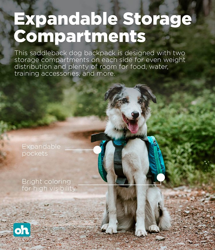 Durable Tactical Dog Harness with Versatile Backpack for Pets