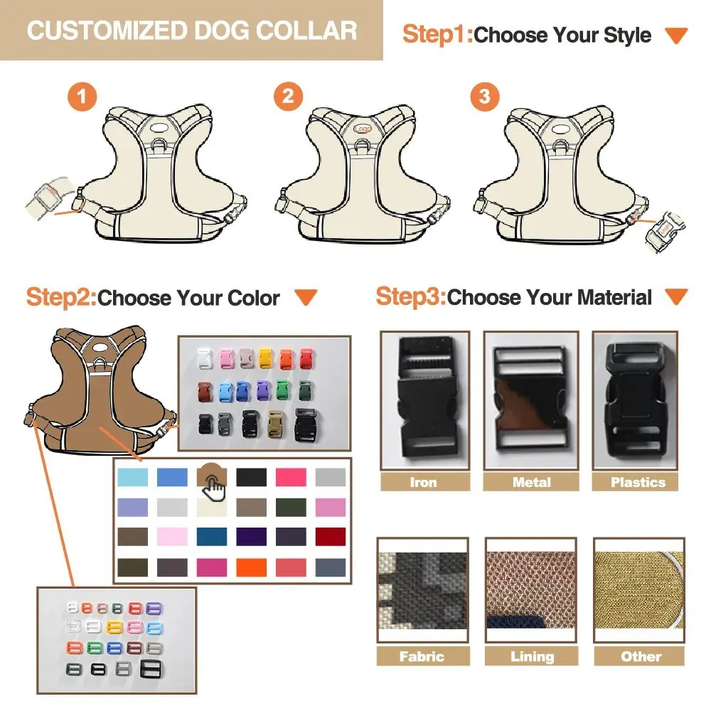 Hanyang Custom Made Products Customized Guangdong Wholesale Dog Harness Pet Supply