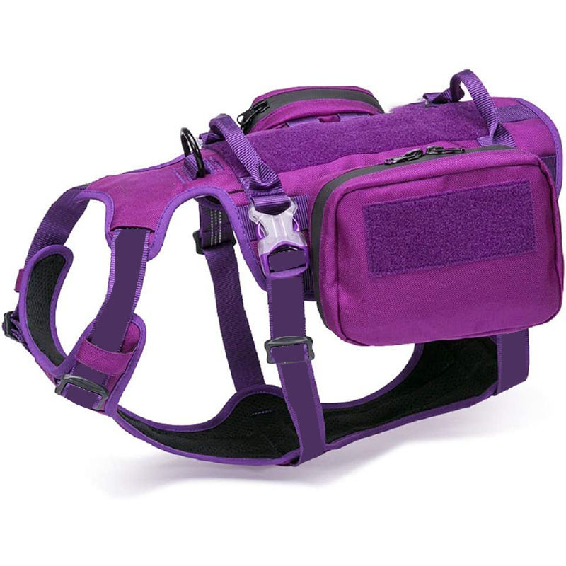 Waterproof Dog Harness Training Tactical Backpack