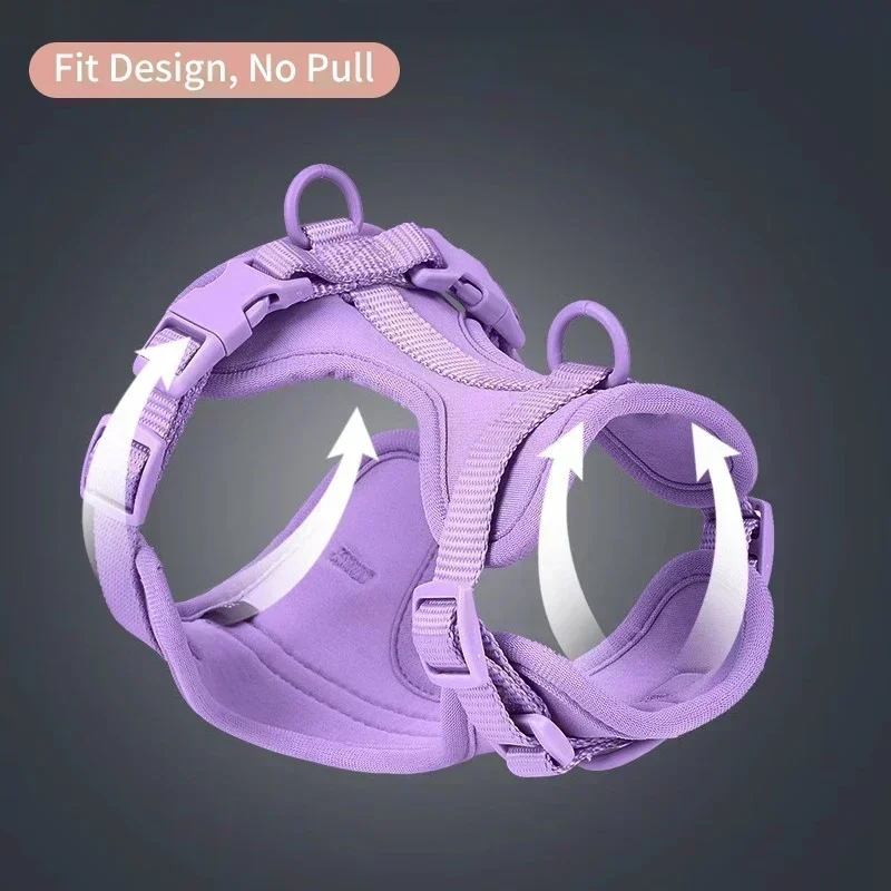Pet Supplies Adjustable Chest Harnesses Vest Soft Outdoor Walking Lead Dog Leash Pet Dog Harness