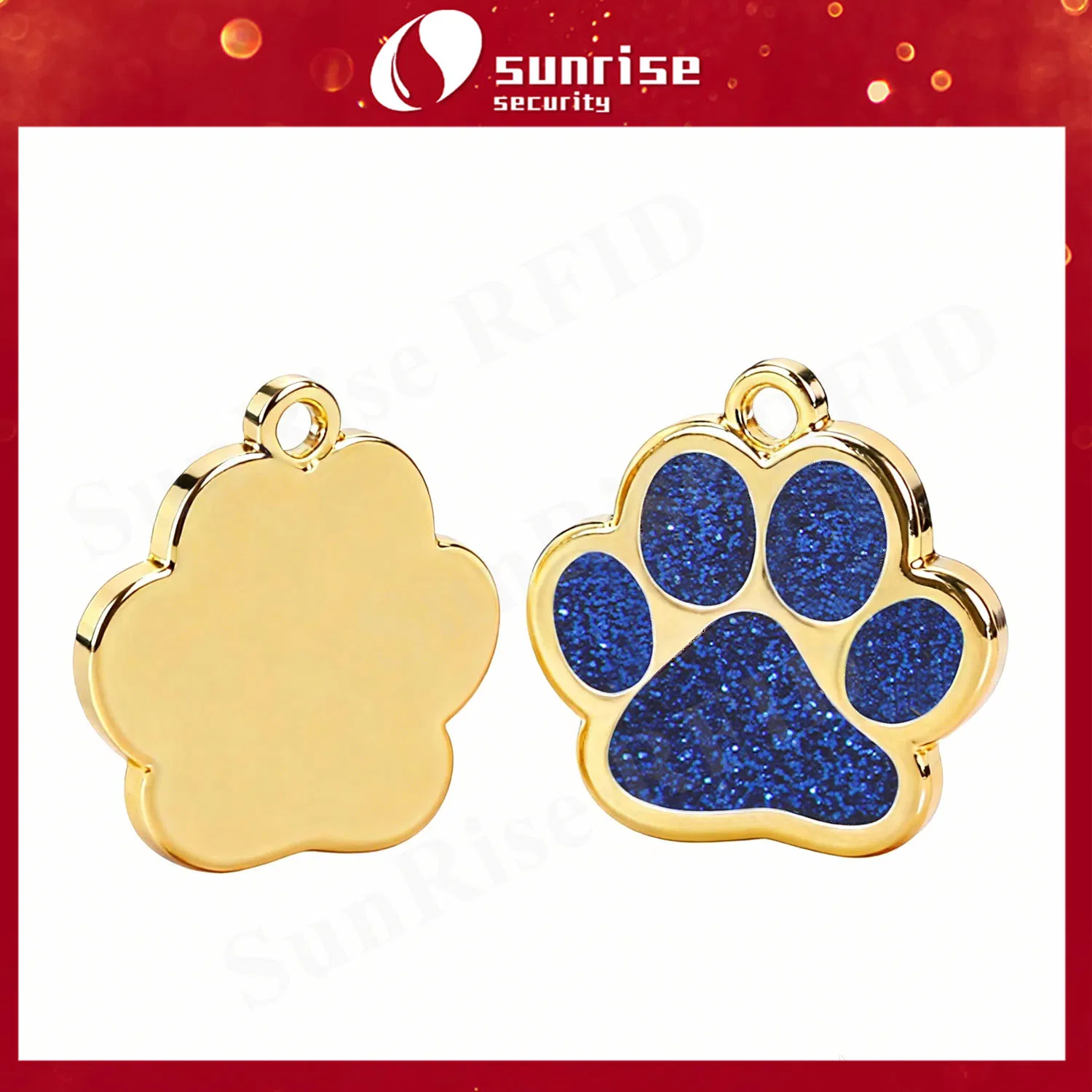 Colorful Metal Pet ID Tag Custom Dog Name Tag