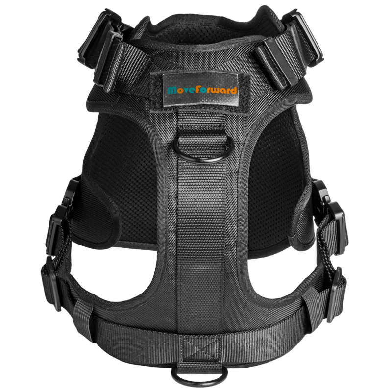 Customized Pet Products Wholesale Tactical Dog Harness with Training Waterproof EVA Padded Adjustable Outdoor Big Hunting Dog Harness