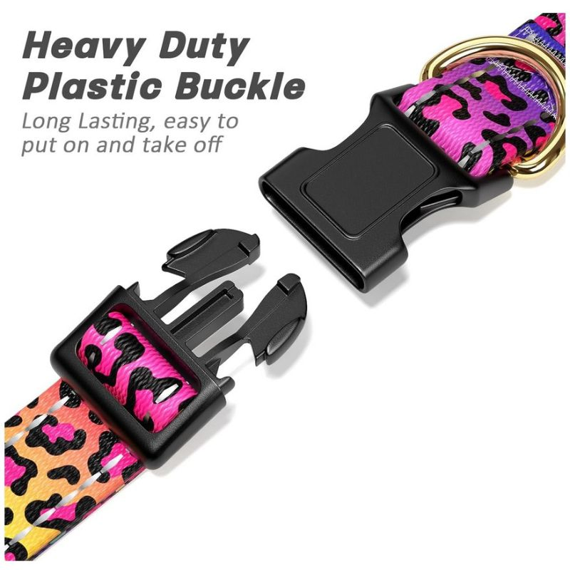 Top-Grade Handmade Training Special Design Durable Adjustable Personalized Breakable Soft Retractable Air-Tag Dog Collar with Release Buckle for Medium Pet Dogs