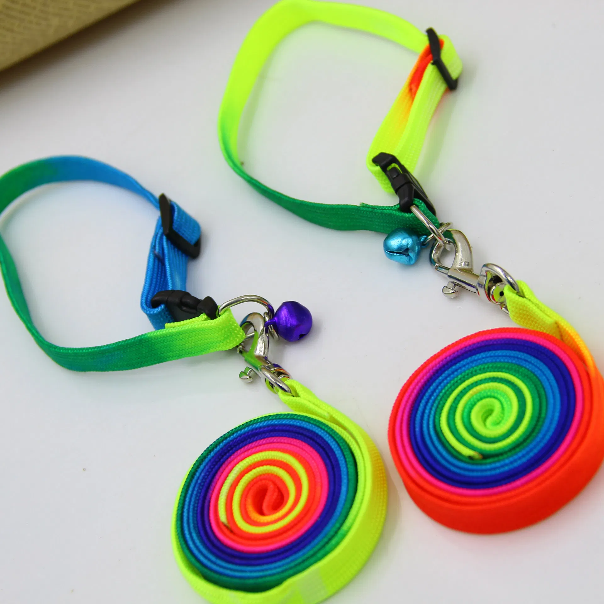 Pet Dog Leash Multicolor Traction Rope Adjustable Pet Harness Rope Chest Strap