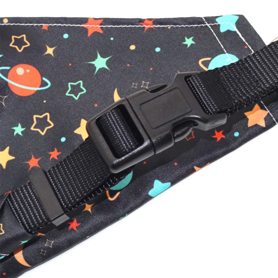 Custom Print Sublimated Dog Scarf Adjustable White Pet Bandanas Accessory