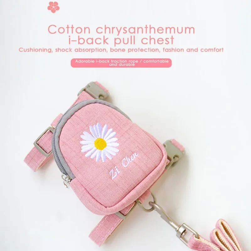 Pet Backpack Leash Harness Set 3