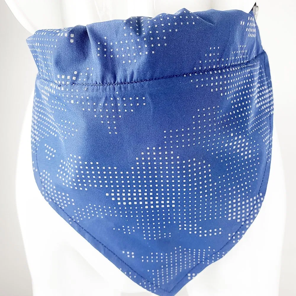 2024 Dog Clothes Reflevtive Stylish Printing Pet Dog Cat Bandanas