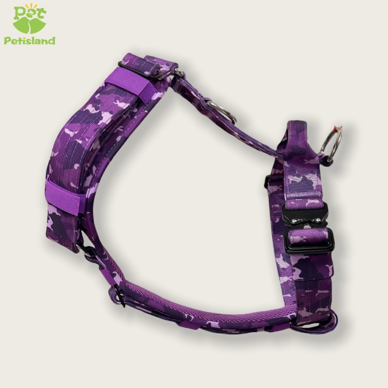 Upgraded Dog Harness with Detachable Padding Adjustable H-Shape Pet Harness for Training Walking Durable and Comfortable Design