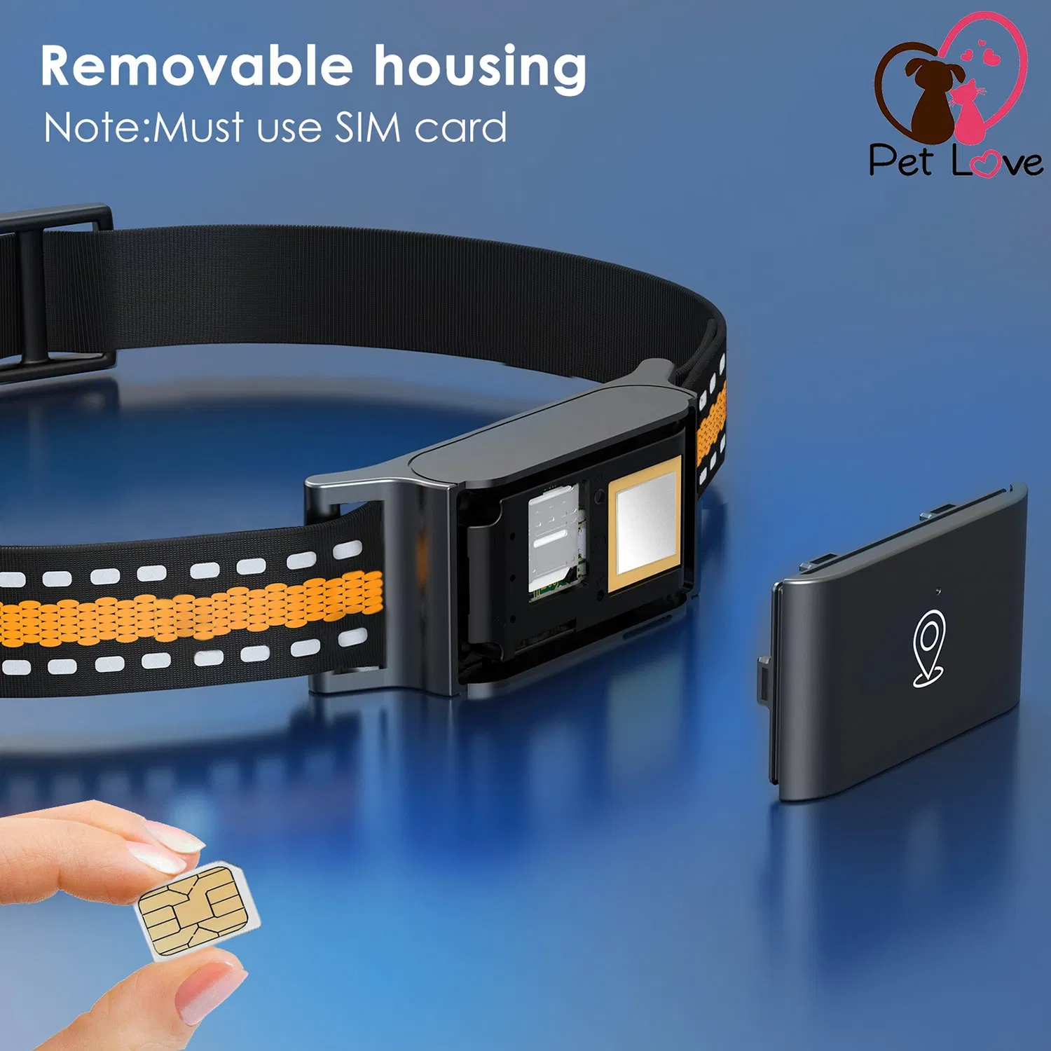 Pet GPS Tracker 4G Multi-Mode Locator Electronic Fence