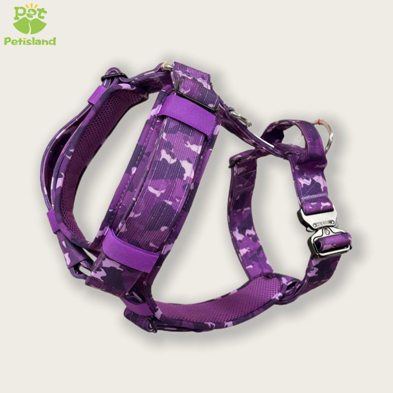 Upgraded Dog Harness with Detachable Padding Adjustable H-Shape Pet Harness for Training Walking Durable and Comfortable Design