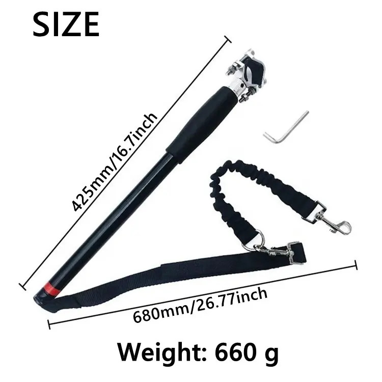 Retractable Bicycle Dog Leash Custom Hands Free Bike Leash for Pet Dogs