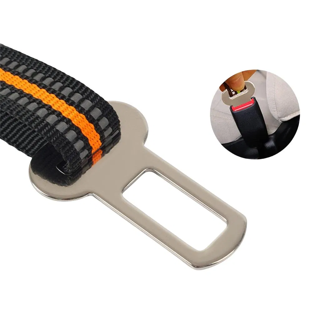 OEM ODM Dog Seat Belt in Car Adjustable Dog Seat Belt for Vehicle Nylon Pet Safety Seat Belts