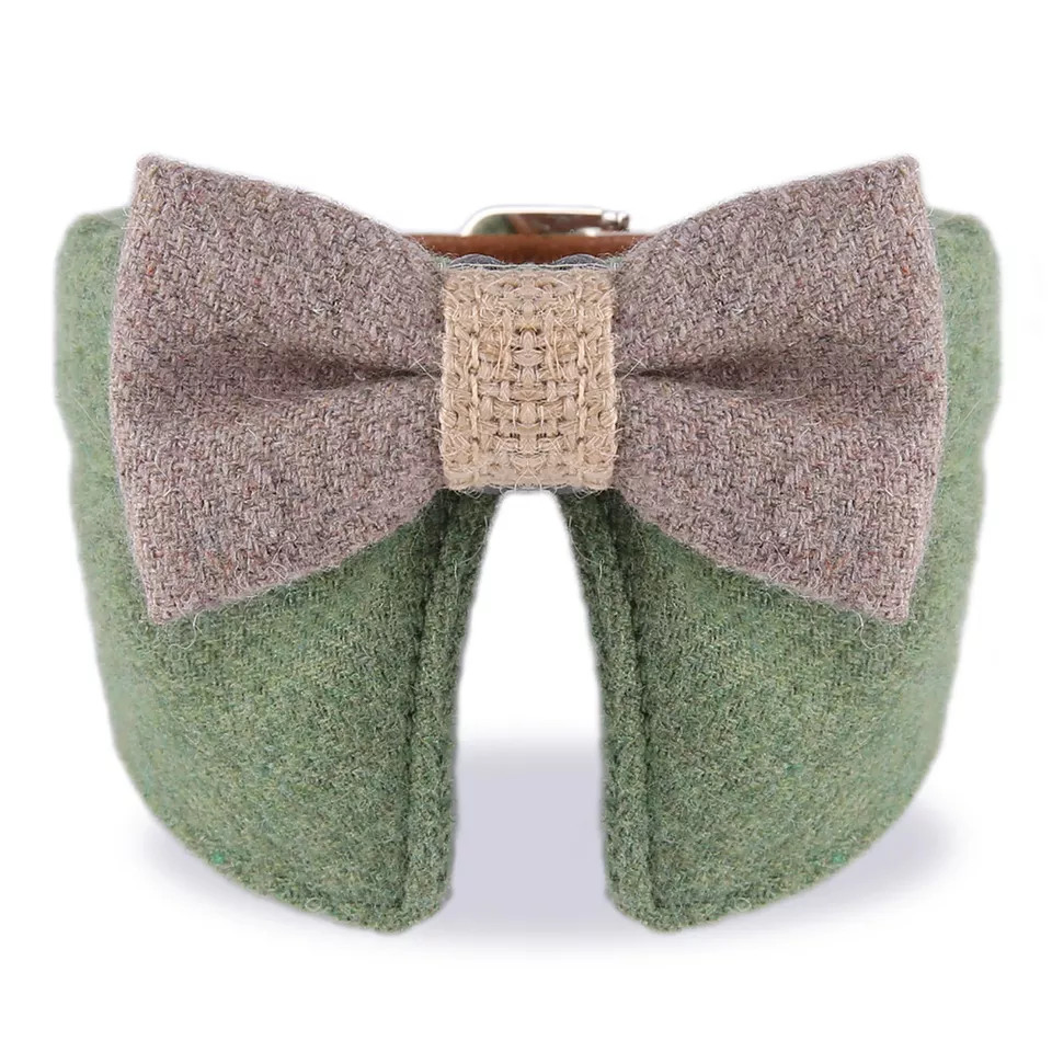 Fleece Pet Bow Tie with 3 Colors Option and Small MOQ