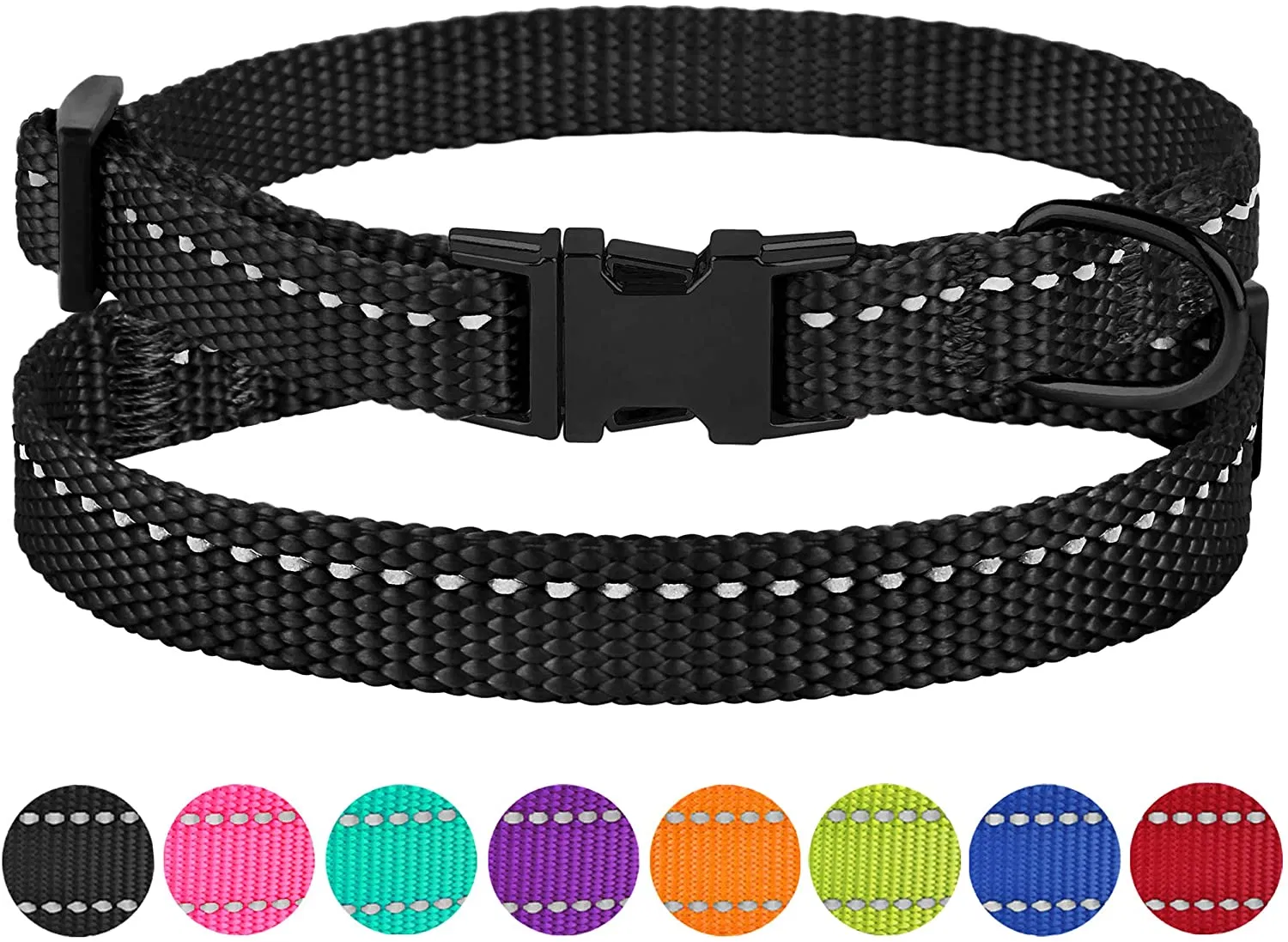 Hanyang Reflective Dog Collar Nylon Pet Collars for All Dogs