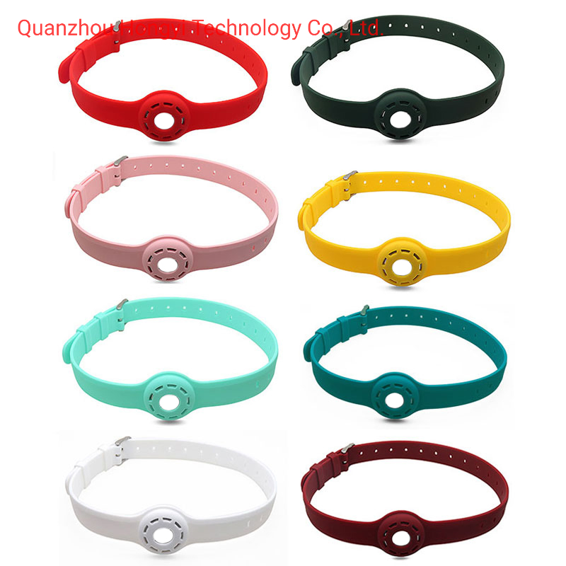 4.0 Anti Lost Wireless GPS Mini Light Weight Locator Tracking Silicone Airtag Cat Dog Air Tag Tracker Pet Collar