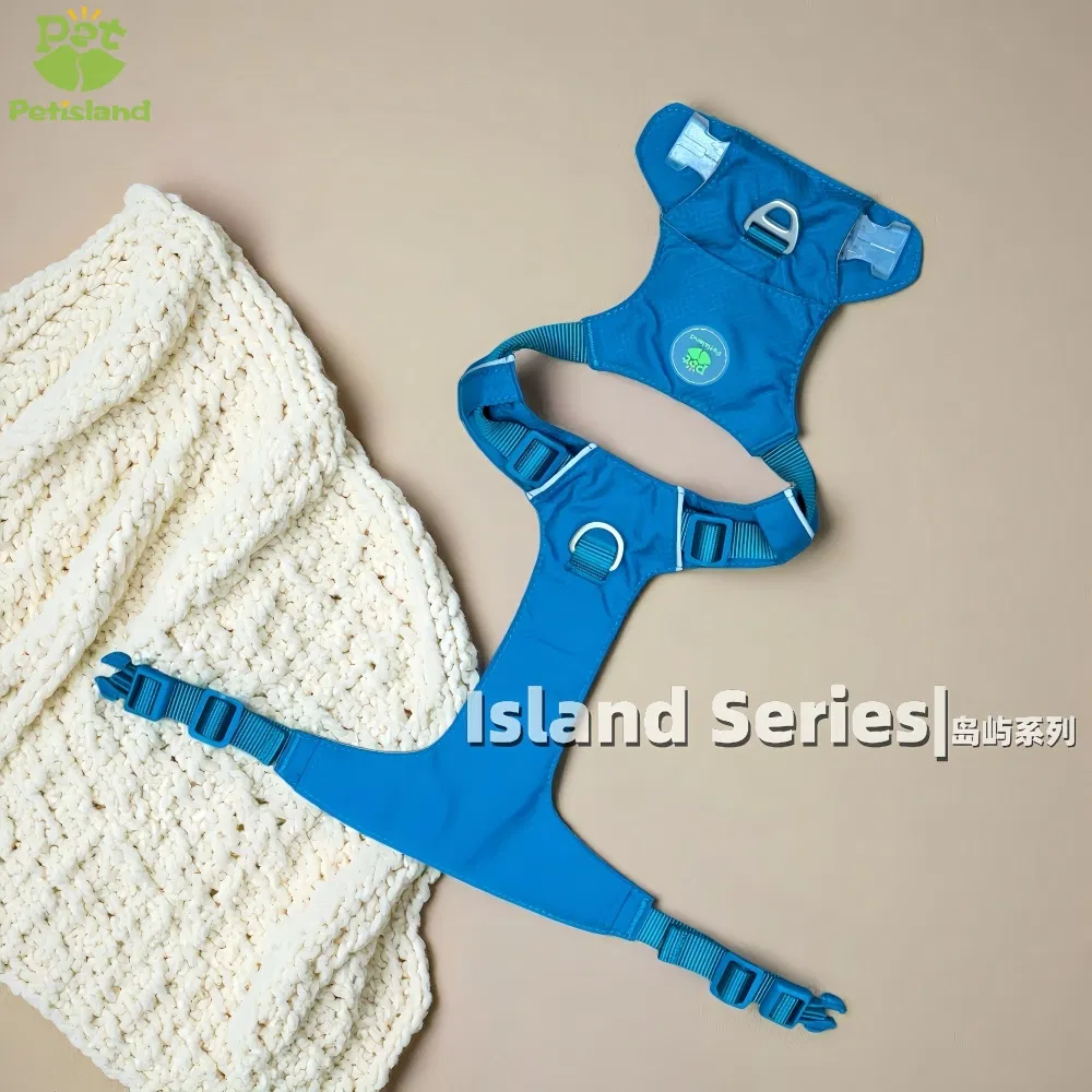 Petisland Custom Lightweight Dog Harness Pet Accessories Manufacturer Gear Factory Breathable Outdoor Hiking Dog Harness with GPS Pocket