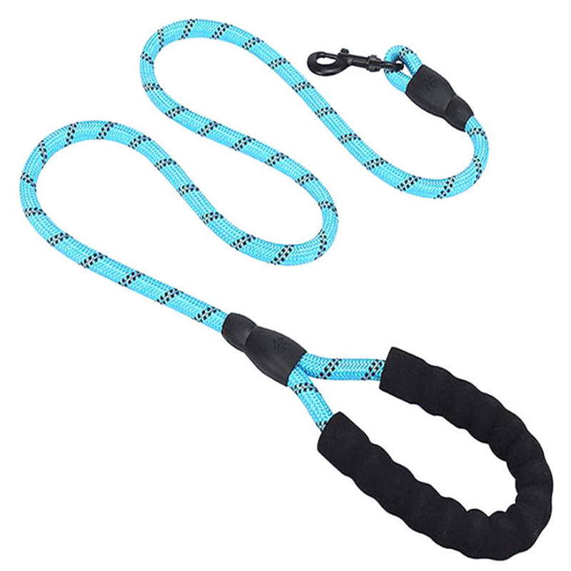 Custom Reflective Colorful Dog Leash Hands Free Nylon Rope Pet Dog Leash