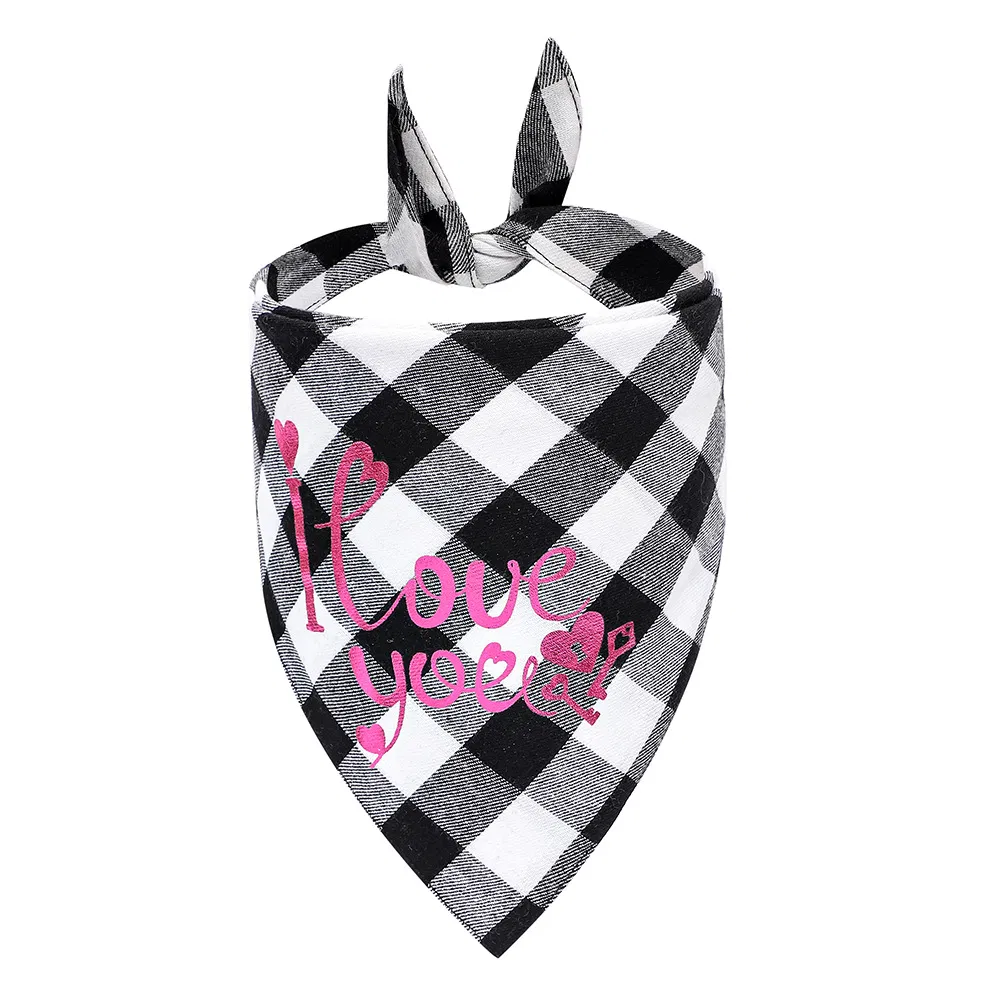 High Quality Pet Bandana Valentine's Day Dog Bandana Wholesale