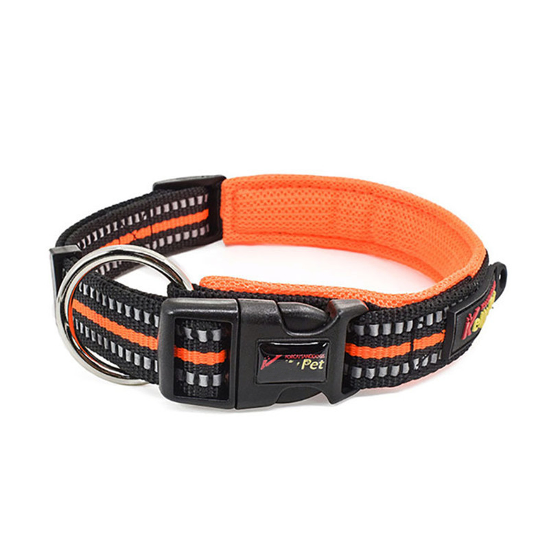 Premium Dog Collar Soft Safety Buckle Adjustable Neoprene Padded Breathable Nylon Pet Collar for Small Medium Large Dog