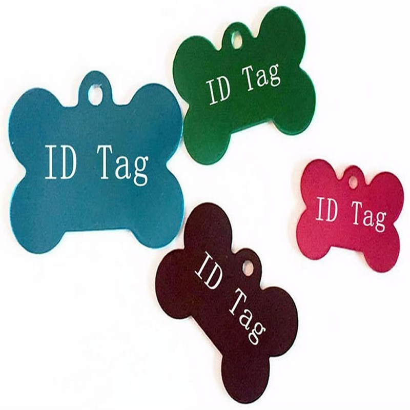 Colored DIY Aluminium Alloy Metal ID Tags for Pet