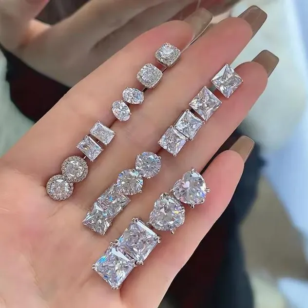 Cubic Zircon Earrings