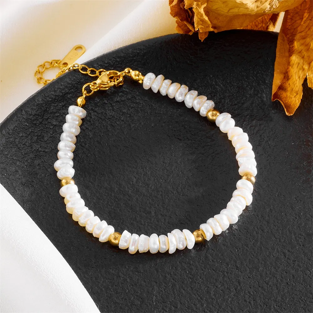 Exquisite Baroque Freshwater Pearl Bracelet for Elegant Style