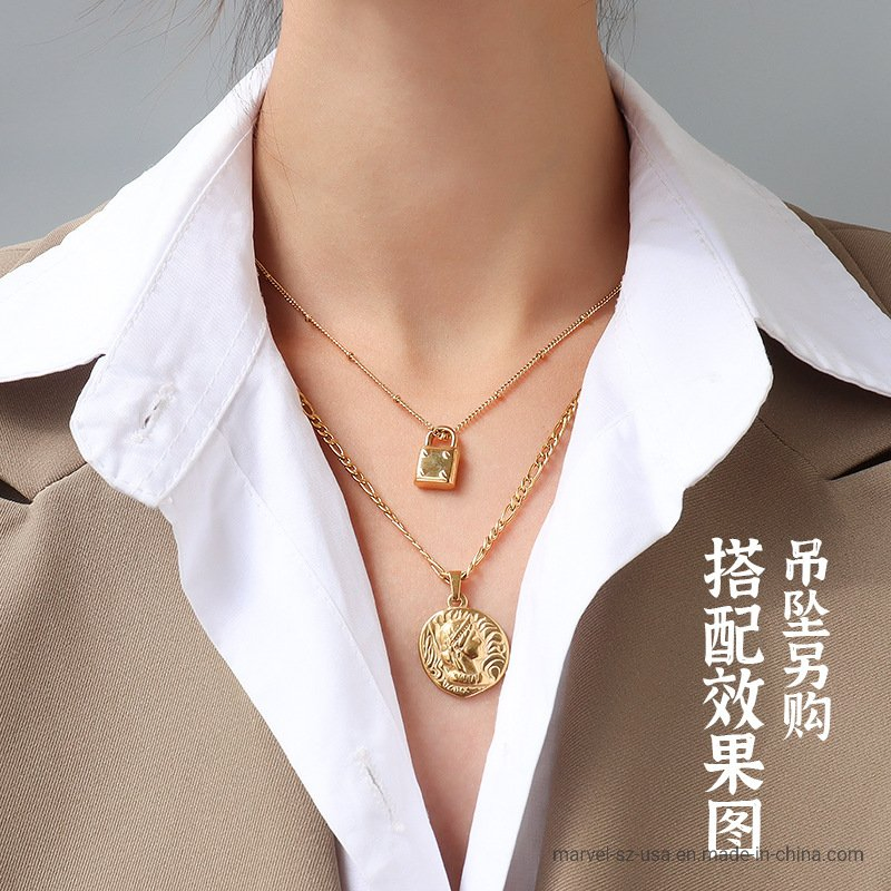 925 Sterling Silver Chain Necklaces 18K Gold Plated Necklaces for Women Jewelry