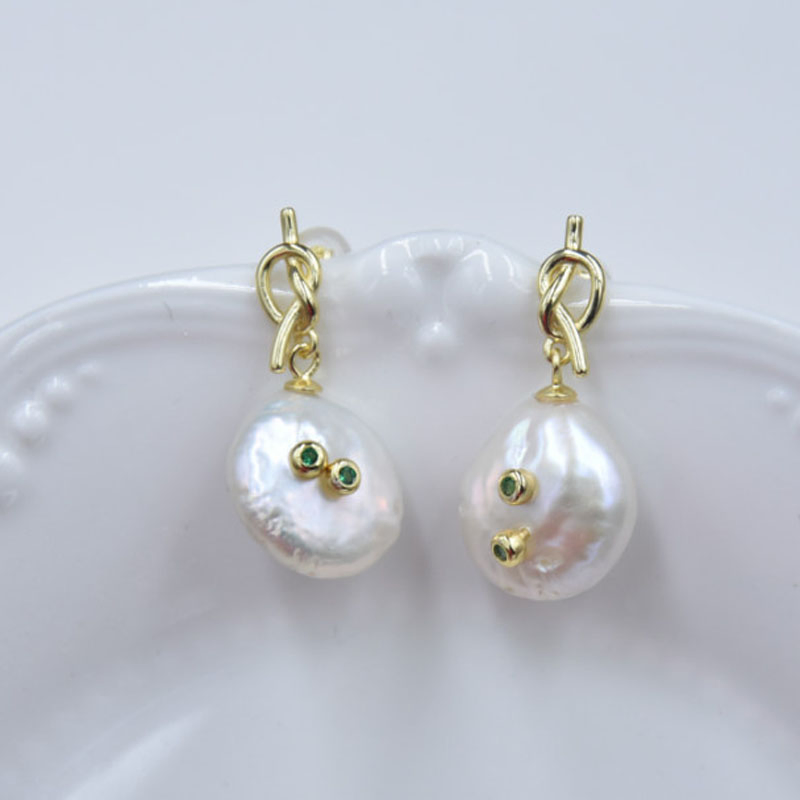 Fashion Jewelry Freshwater Pearl Baroque Pearls Silver Jewelry