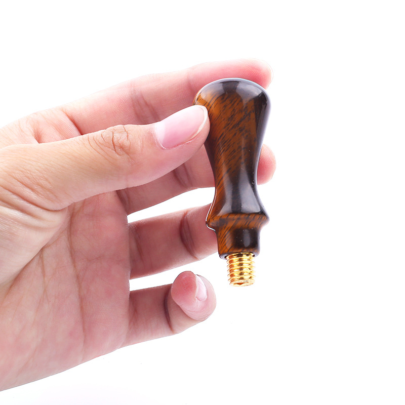 Semi-Precious Stone Drawer Cabinet Wardrobe Door Pulls Stamp Handles European Crystal Knobs