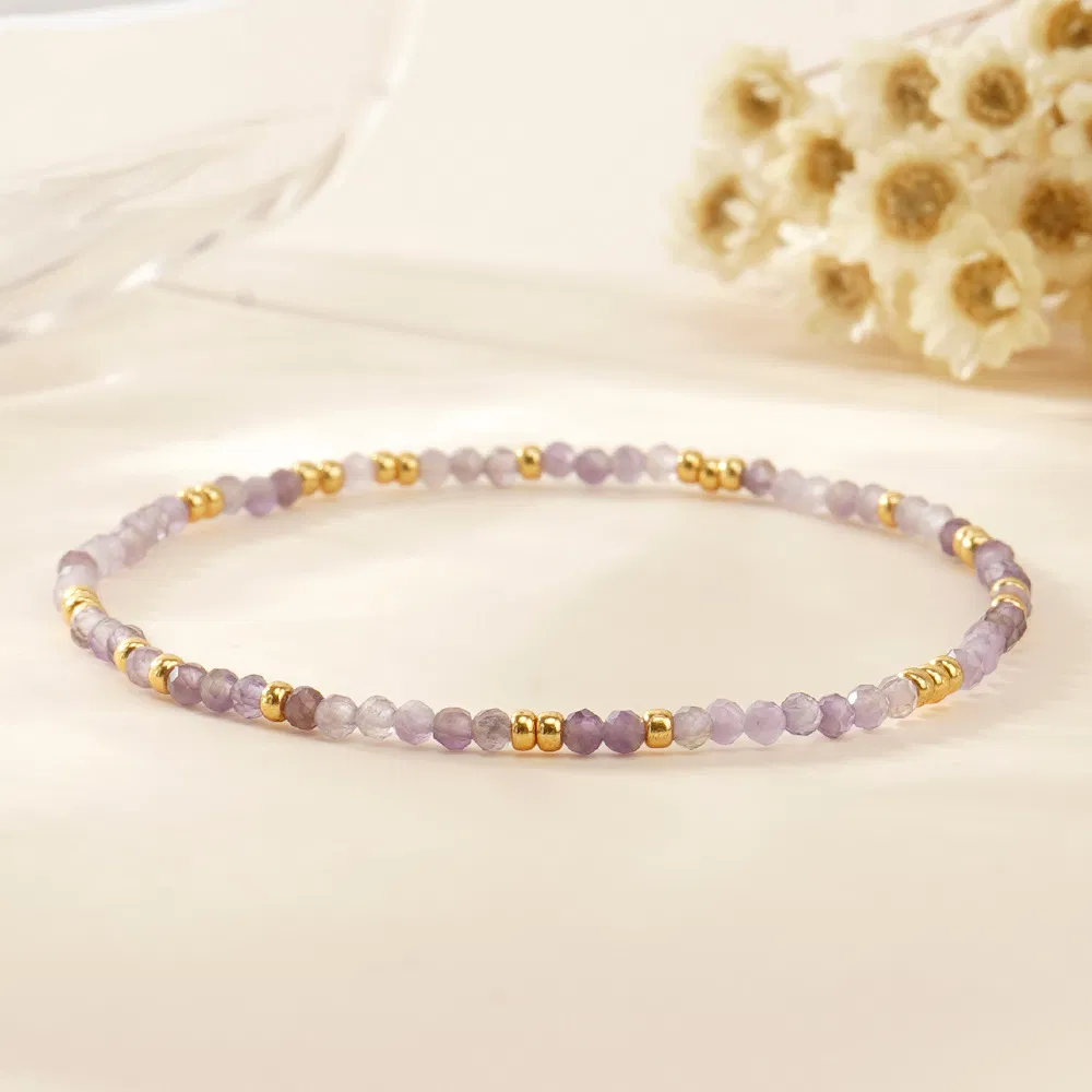 Wholesale Simple Bohemian Beaded Bracelet Natural Stone Fashion Jewelry