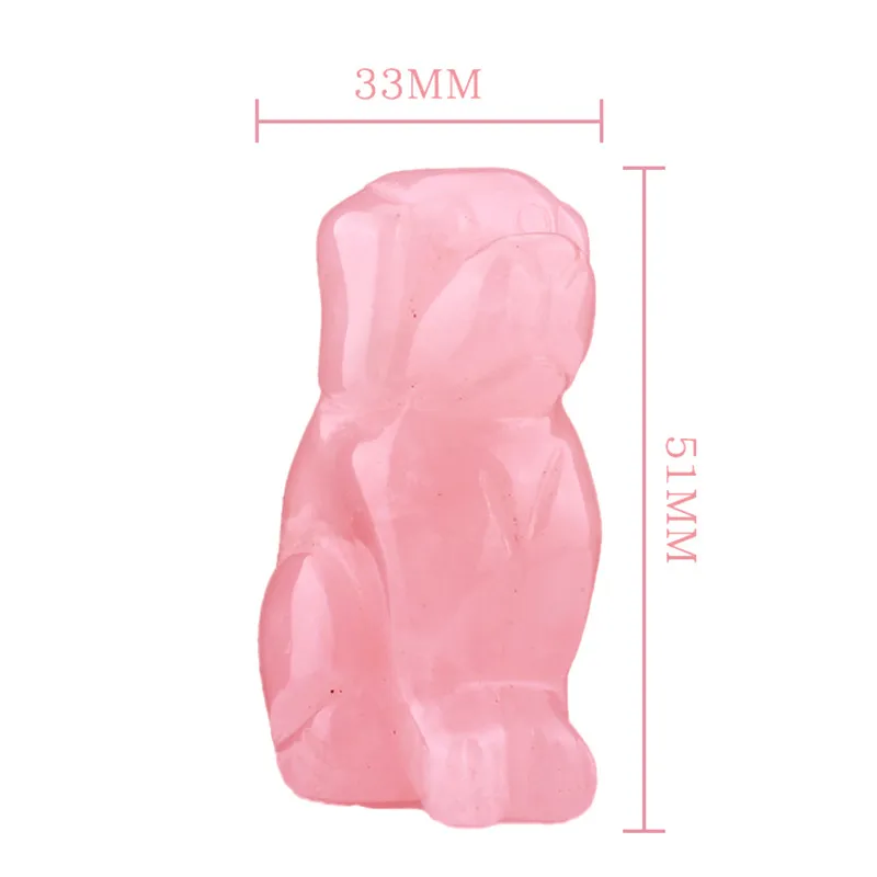 Natural Gemstone Craft Dog 2