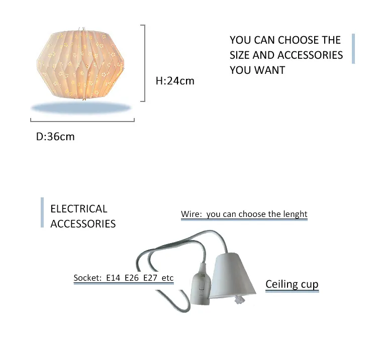 Origami Decagon Paper Easy Fit Pendant