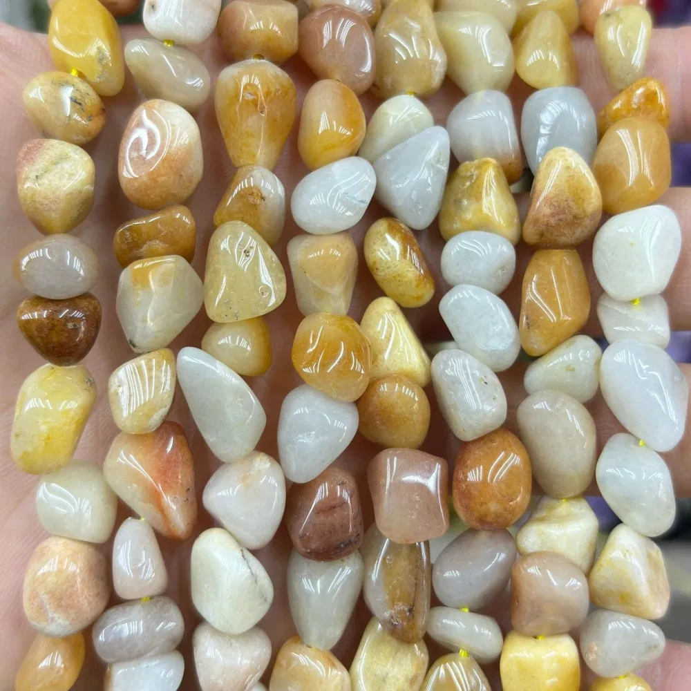 Natural Rolling Semi Precious Stone Labradorite Amazonite Strawberry Quartz Crystal Gem Beads