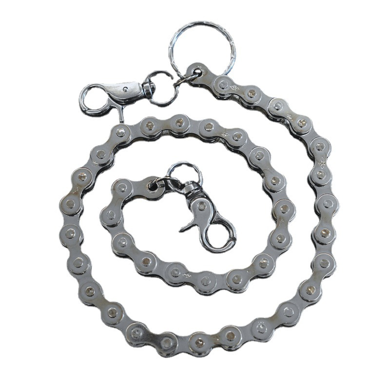 Multi Designs Metal Punk Rock Layered Pants Chain Keychains Hip Hop Trousers Jeans Overalls Belt Chains for Men Women