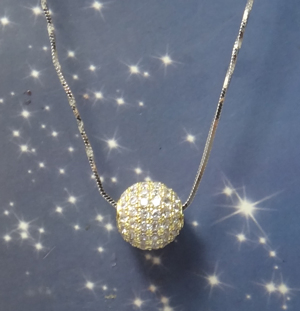 Rhodium Plating 18K Gold Plating Cubic Zirconia 91PC 925 Silver jewelry Pendants