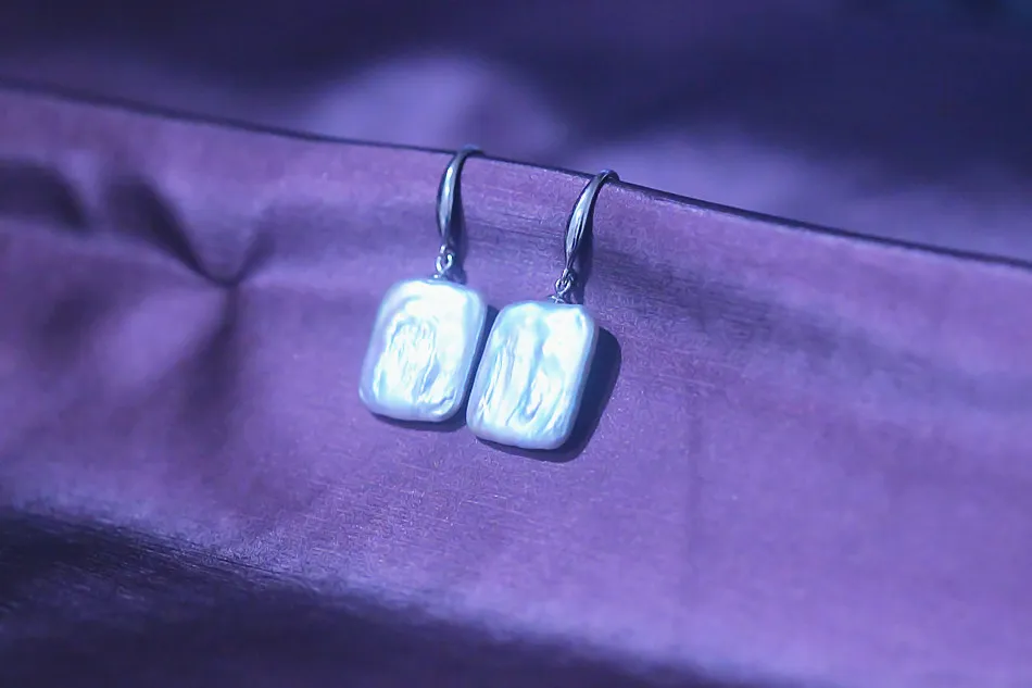 Pearl Drop Earrings View 5