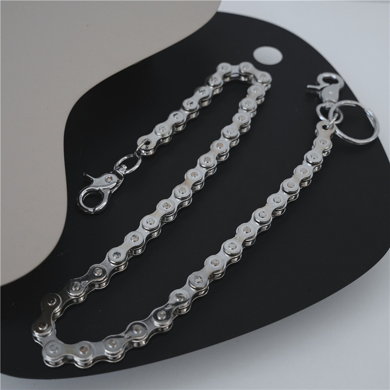 Multi Designs Metal Punk Rock Layered Pants Chain Keychains Hip Hop Trousers Jeans Overalls Belt Chains for Men Women