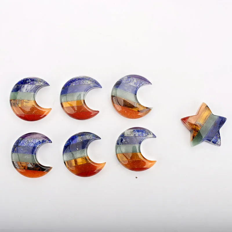 Chakra Crystals Crescent