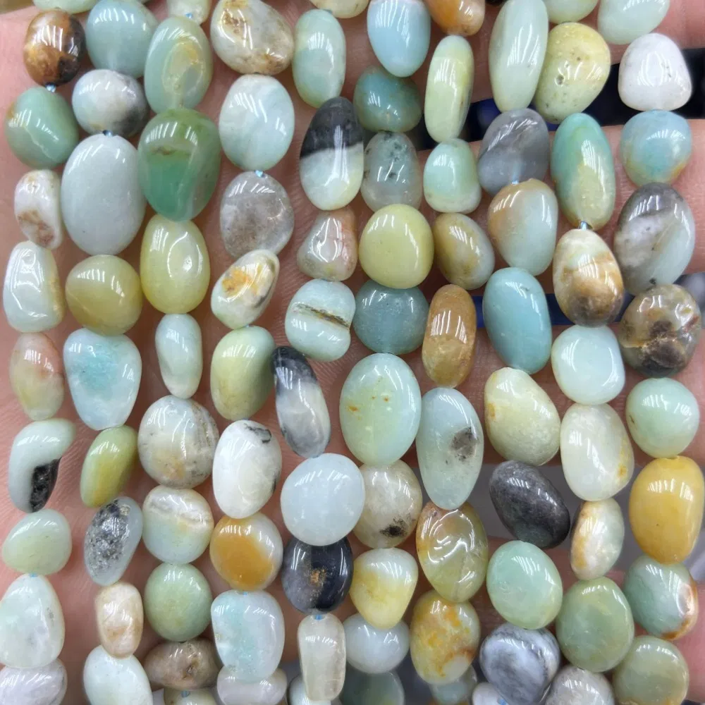 8-10mm Irregular Polished Natural Chunky Healing Tumbled Stone Agate Crystal Gemstone Beads