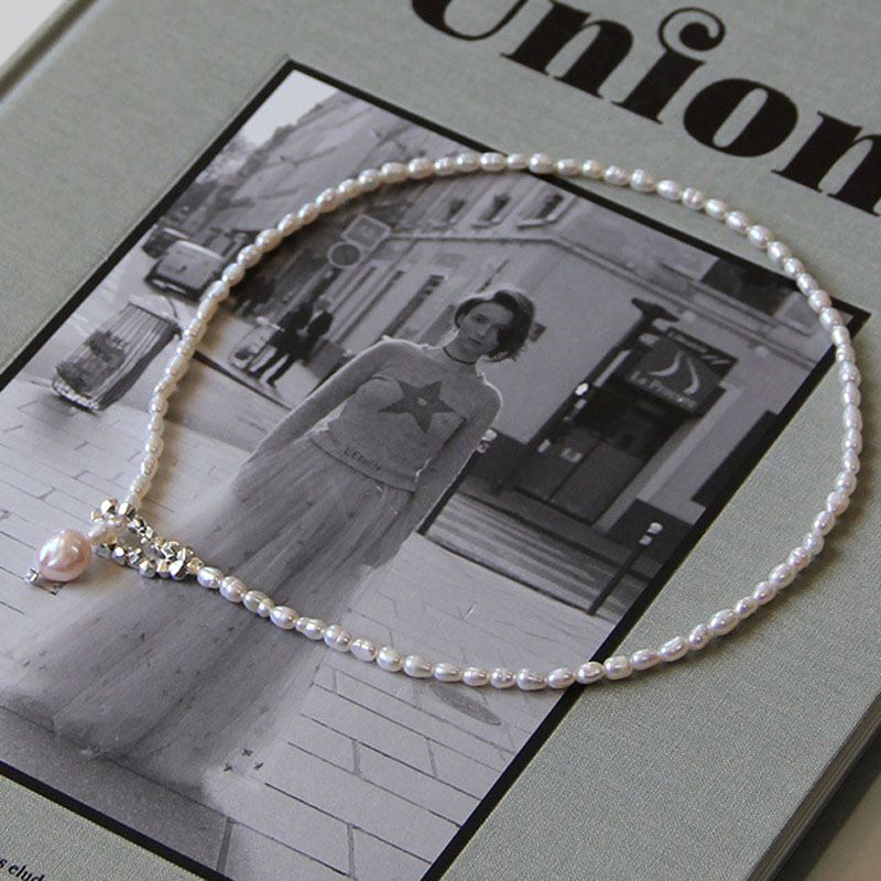 Freshwater Pearl Baroque Pearls Necklace Silver Jewellery