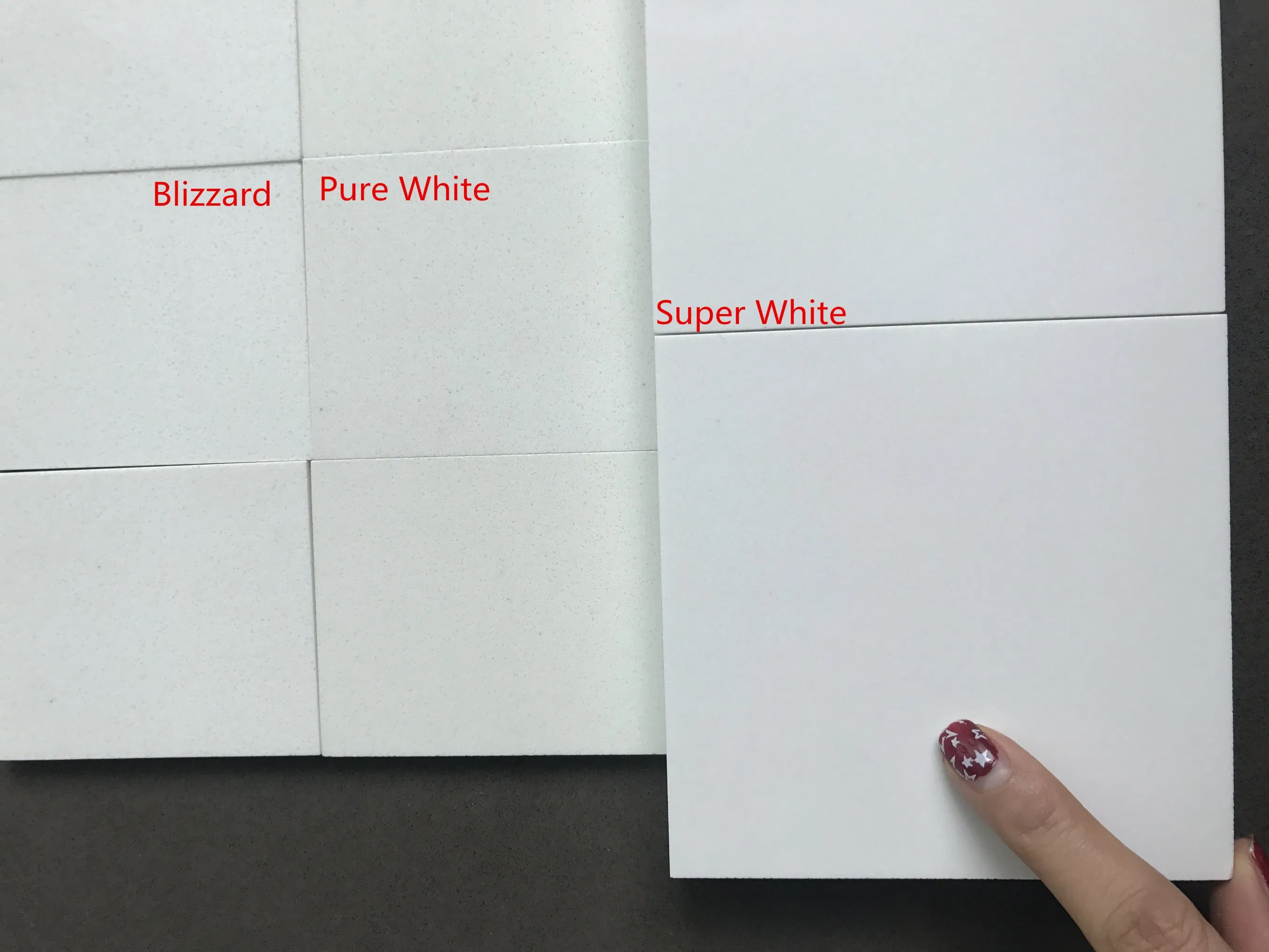 Fine Super White Quartz Stone High Polished Multi-Color Composite for Exquisite Artificial Stone Benchtops and Kitchen Tops