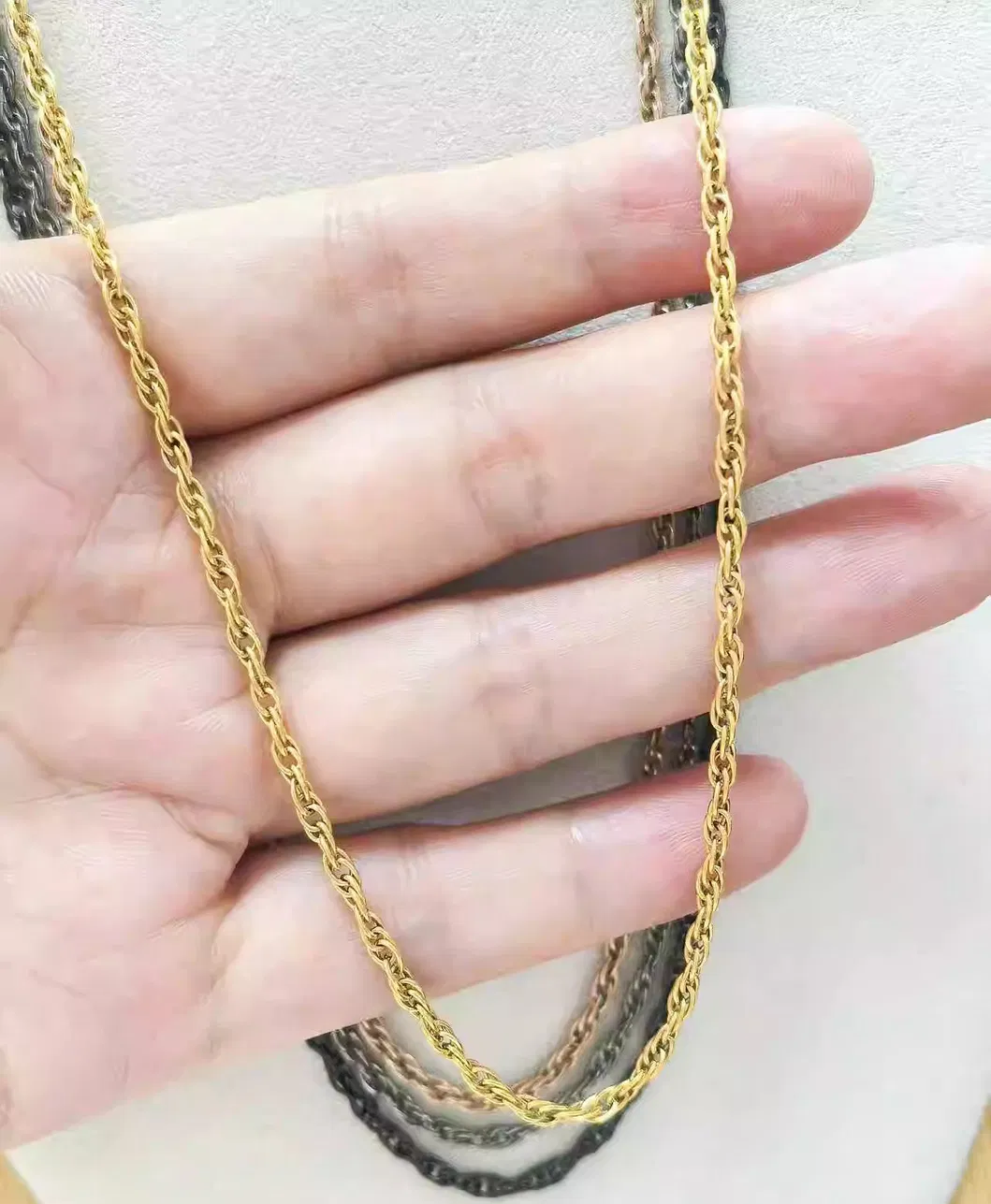 Pure Titanium Braided Chain with Vacation Style