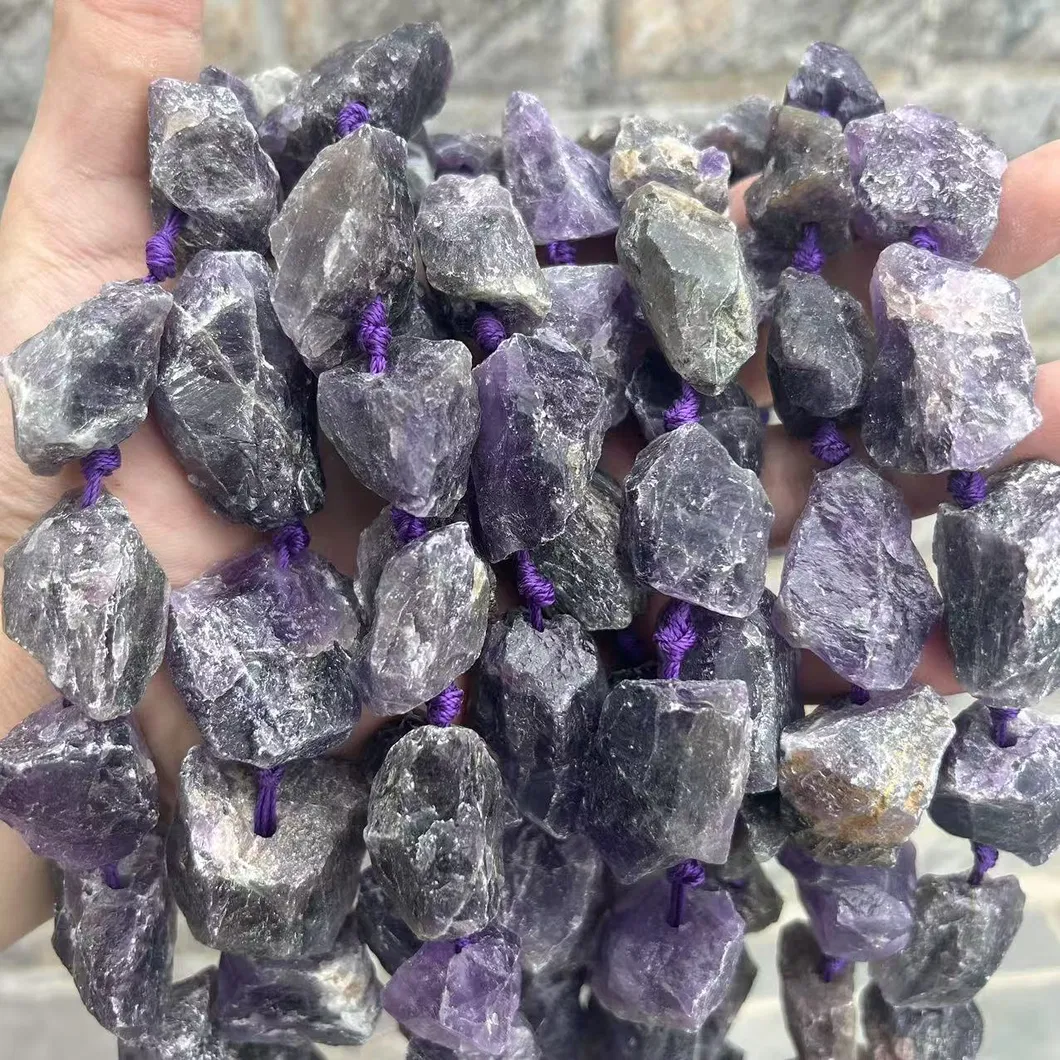 Raw Stone Crystal Beads 11