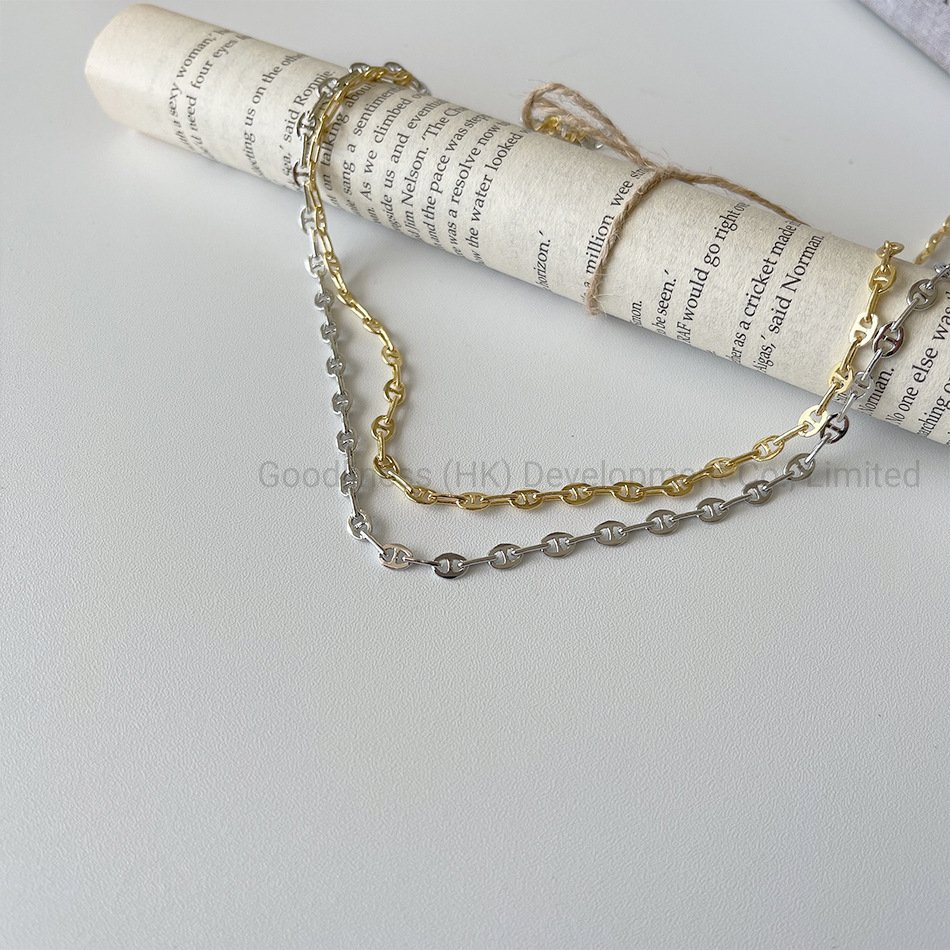 Fashion Simple Japanese Pig Nose Chain Factory Wholesale Necklace