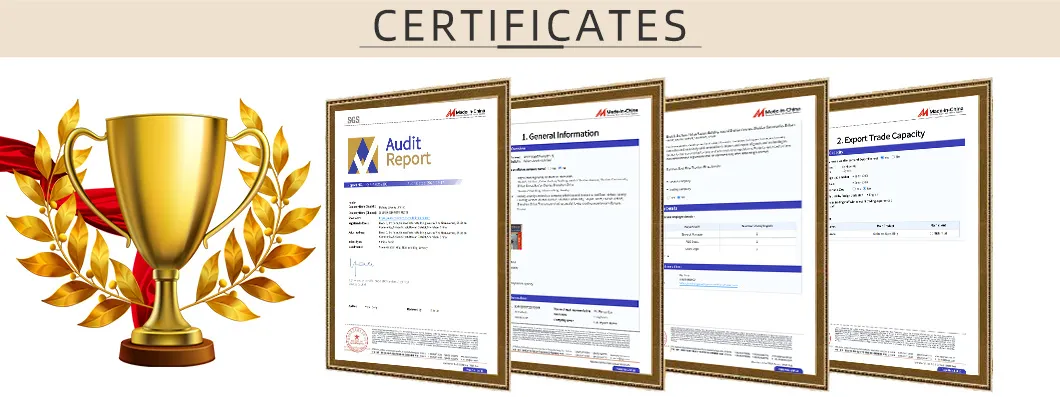 Certificates